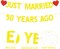 50th Wedding Anniversary Party Banner Decorations, Gold Red Glitter (Gold)